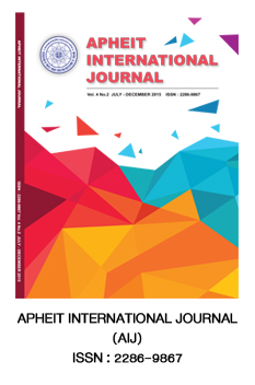 APHEIT INTERNATIONAL JOURNAL VOL.4 NO.2 JULY-DECEMBER 2015 ISSN : 2286-9867